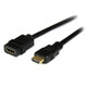 StarTech.com Rallonge HDMI 2m - Câble HDMI Mâle vers Femelle - Rallonge de Câble HDMI 4K - Câble HDMI UHD 4K 30Hz avec Ethernet M/F - Câble HDMI 1.4 Haut Débit - Rallonge de Cordon HDMI - HDEXT2M