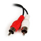 StarTech.com Câble en Y Mini-Jack 3,5mm vers 2x RCA de 15 cm - Adaptateur audio Mini-Jack (F) vers 2x Cinch (M) - MUFMRCA