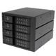 StarTech.com Rack amovible / Backplane sans tiroir pour 4x HDD SAS II/SATA III 6Gb/s de 3,5" avec échange à chaud - Aluminium - HSB4SATSASBA