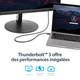 StarTech.com Câble Thunderbolt 3 (20 Gb/s) USB-C de 1 m - Compatible Thunderbolt, USB et DisplayPort - M/M - TBLT3MM1M StarTech.com Câble Thunderbolt 3 (20 Gb/s) USB-C de 1 m - Compatible Thunderbolt, USB et DisplayPort - M/M - TBLT3MM1M