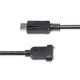 StarTech.com Câble DisplayPort à Montage sur Panneau de 91cm - 4K x 2K - Câble d'Extension DP 1.2 M/F - Câble d'Extension Vidéo DP avec Connecteur DP à Montage sur Panneau - Câble pour Moniteur DP - DPPNLFM3