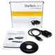 StarTech.com Câble Adaptateur de 30 cm USB vers Série DB9 RS232 - Mémorisation de Port COM - ICUSB2321X