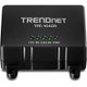 Trendnet  séparateur voix-données Connexion Ethernet, supportant l'alimentation via ce port (PoE) Noir - TPE-104GS