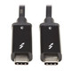 Tripp Lite  Câble Thunderbolt 1 m 40 Gbit/s Noir - MTB3-01M-5A-AB