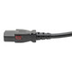 Tripp Lite  câble électrique Noir 0,6 m Coupleur C13 Coupleur C14 - P004-L02