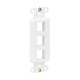 Tripp Lite  Plaque de commutation et obturateur Blanc - N042D-003V-WH