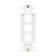 Tripp Lite  Plaque de commutation et obturateur Blanc - N042D-003V-WH