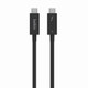 Belkin INZ002bt2MBK 2 m 40 Gbit/s Noir - INZ002BT2MBK Belkin INZ002bt2MBK 2 m 40 Gbit/s Noir - INZ002BT2MBK