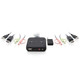iogear  commutateur écran, clavier et souris Noir - GCS52DP iogear  commutateur écran, clavier et souris Noir - GCS52DP