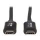 Tripp Lite  Câble Thunderbolt 2 m 20 Gbit/s Noir - MTB3-02M-5A-B