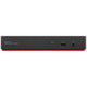 Lenovo  station d'accueil Avec fil USB 3.2 Gen 1 (3.1 Gen 1) Type-A + Type-C Noir - 40B20135US Lenovo  station d'accueil Avec fil USB 3.2 Gen 1 (3.1 Gen 1) Type-A + Type-C Noir - 40B20135US
