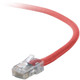 Belkin Cat5e Patch Cable, 2ft, 1 x RJ-45, 1 x RJ-45, Red câble de réseau Rouge 0,6 m - A3L791-02-RED