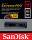 SanDisk Extreme Pro lecteur USB flash 256 Go USB Type-A 3.2 Gen 1 (3.1 Gen 1) Noir - SDCZ880-256G-G46