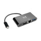 Tripp Lite  station d'accueil USB 3.2 Gen 2 (3.1 Gen 2) Type-C Noir - U444-06N-HGUB-C