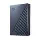 Western Digital  disque dur externe 4 To USB Type-C 3.2 Gen 1 (3.1 Gen 1) Noir, Bleu - WDBFTM0040BBL-WESN