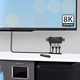 StarTech.com Switch HDMI 8K à 2 Ports - Switch HDMI 2.1 4K 120Hz HDR10+/8K 60Hz UHD - Commutateur HDMI 2 Entrées 1 Sortie - Commutation de Source Automatique/Manuelle - Adaptateur Secteur et Télécommande Inclus - 2PORT-HDMI-SWITCH-8K