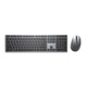 DELL KM7321W clavier Souris incluse Bureau RF sans fil + Bluetooth Gris, Titane - KM7321WGY-CNM