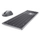 DELL KM7321W clavier Souris incluse Bureau RF sans fil + Bluetooth Gris, Titane - KM7321WGY-CNM