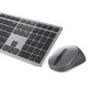DELL KM7321W clavier Souris incluse Bureau RF sans fil + Bluetooth Gris, Titane - KM7321WGY-CNM