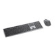 DELL KM7321W clavier Souris incluse Bureau RF sans fil + Bluetooth Gris, Titane - KM7321WGY-CNM