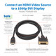 Tripp Lite  câble vidéo et adaptateur 1,83 m HDMI Type A (Standard) DVI-D Noir - P566AB-006