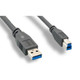 Axiom  câble USB USB 3.2 Gen 1 (3.1 Gen 1) 1,8 m USB A USB B Noir - USB3ABMM06-AX Axiom  câble USB USB 3.2 Gen 1 (3.1 Gen 1) 1,8 m USB A USB B Noir - USB3ABMM06-AX