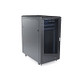 StarTech.com Armoire Rack Serveur 22U à 4 Montants, Armoire Verrouillable 19" pour Ordinateur/AV/Équipement IT, Rack Réseau pour Bureau/Domicile avec Roulettes et Rails de Montage Ajustables - RK2236BKF