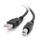 C2G Câble USB 2.0 A/B de 2 m - Noir - 28102