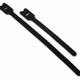 C2G 8in Screw-mountable Hook / Loop Cable Ties 10pk serre-câbles Noir - 29850