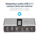 StarTech.com Adaptateur Carte Son USB vers Audio Stéréo - Audio Numérique SPDIF - ICUSBAUDIO7D