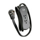 Tripp Lite  protection surtension Noir 3 sortie(s) CA 120 V 0,3 m - TRAVELER3USB