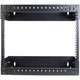 StarTech.com Rack Réseau Mural 8U à 2 Montants, Rack Serveur 19" à Cadre Ouvert avec Profondeur Ajustable, Rack de Données Mural pour IT/AV/Panneau de Patch/ Equipement IT - Écrous et Vis de Fixation Inclus - RK812WALLOA