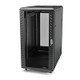 StarTech.com Armoire Rack Serveur 25U à 4 Montants, Armoire Verrouillable 19" pour Ordinateur/AV/Équipement IT, Rack Réseau pour Bureau/Domicile avec Roulettes et Rails de Montage Ajustables - RK2536BKF