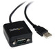 StarTech.com Câble adaptateur FTDI USB vers série RS232 1 port avec isolation optique - ICUSB2321FIS