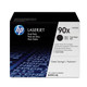 HP 90X pack de 2 toners LaserJet noir grande capacité authentiques - CE390XD