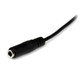 StarTech.com Câble d'extension audio stéréo Slim 3,5 mm de 1 m - M/F - MU1MMFS