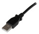 StarTech.com Câble USB 2.0 A vers USB B Coudé à droite Mâle / Mâle pour imprimante - 3 m - Noir - USBAB3MR