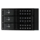 StarTech.com Rack Mobile en Aluminum Sans Tiroir pour 3x Disque Dur SAS II/SATA III 6 Gbps - Hot Swap - HSB3SATSASBA