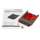 StarTech.com Adaptateur mSATA SSD vers SATA 2,5" - Carte Convertisseur mSATA SSD vers SATA 2,5" - SAT32MSAT257