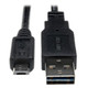 Tripp Lite  câble USB USB 2.0 0,3 m USB A Micro-USB B Noir - UR050-001