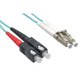 Axiom  câble InfiniBand et à fibres optiques 4 m LC SC Couleur aqua - LCSCOM4MD4M-AX