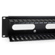 StarTech.com Panneau de gestion de câbles horizontal 2U pour rack de serveur - Guide pour câbles avec couverture - CMDUCT2U