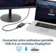 StarTech.com Adaptateur USB 3.0 vers DisplaPort - 4K 30Hz Ultra HD - Certifié DisplayLink - Convertisseur USB Type-A vers DP pour Moniteur - Vidéo Externe et Carte Graphique - Mac et Windows - USB32DP4K