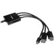 StarTech.com Câble adaptateur HDMI, DisplayPort ou Mini DisplayPort vers HDMI de 2 m - Noir - DPMDPHD2HD