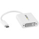 StarTech.com Adaptateur vidéo USB Type-C vers DVI - M/F - Blanc - CDP2DVIW