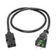 Tripp Lite  câble électrique Noir 0,91 m NEMA 5-15P Coupleur C13 - P006-003-HG10