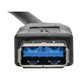 Tripp Lite  câble USB USB 3.2 Gen 1 (3.1 Gen 1) 0,3 m USB A Noir - U325-001-KPA-BK
