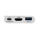 Tripp Lite  adaptateur graphique USB 3840 x 2160 pixels Blanc - U444-06N-H4U-C