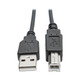 Tripp Lite  câble USB USB 2.0 3,1 m USB A USB B Noir - U022-010-COIL