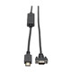 Tripp Lite  câble vidéo et adaptateur 1,8 m HDMI VGA (D-Sub) Noir - P566-006-VGA